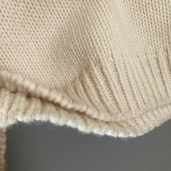 C Wonder Long Sweater fair isle‎ colorful cream soft wool blend Medium - Picture 6 of 8